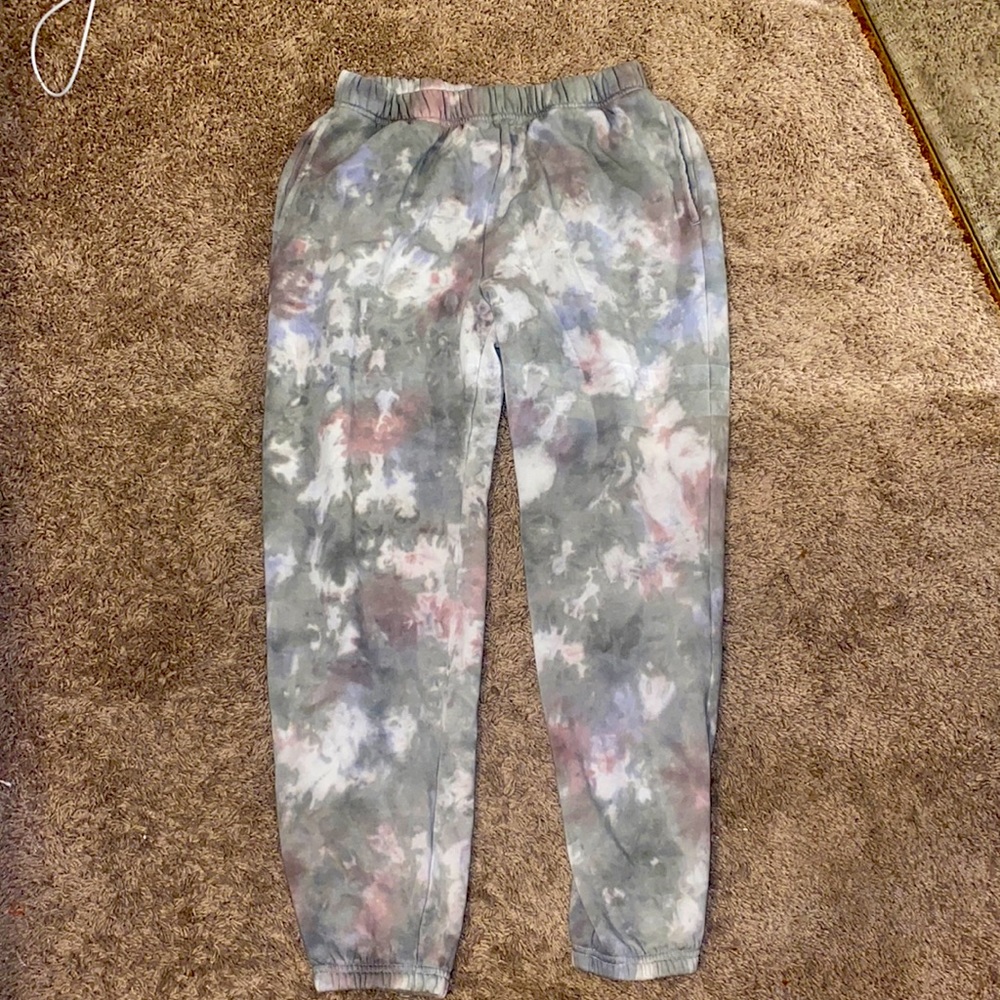 Marble sweat pants